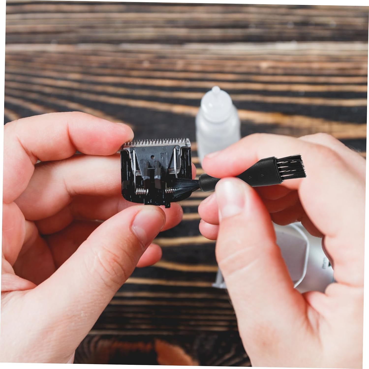 10pcs Electric Shaver Cleaning Brushes Black Replacement for Electric Razors Suitable for Men Effective Shaving Care Tools