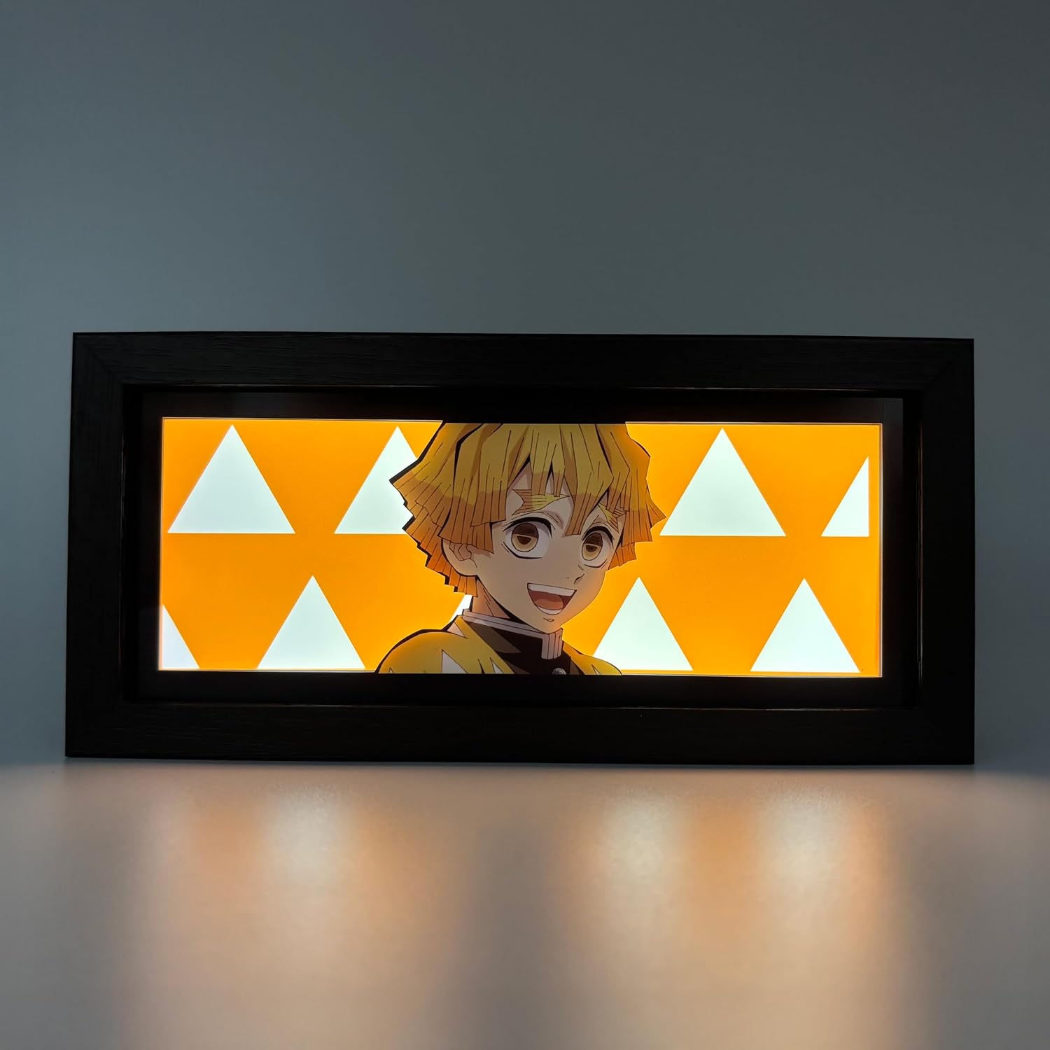 Zenitsu Light Box - Demon Slayer – Anime Lamp Figure Night Light – 3D Anime Room Décor Gift for Otaku