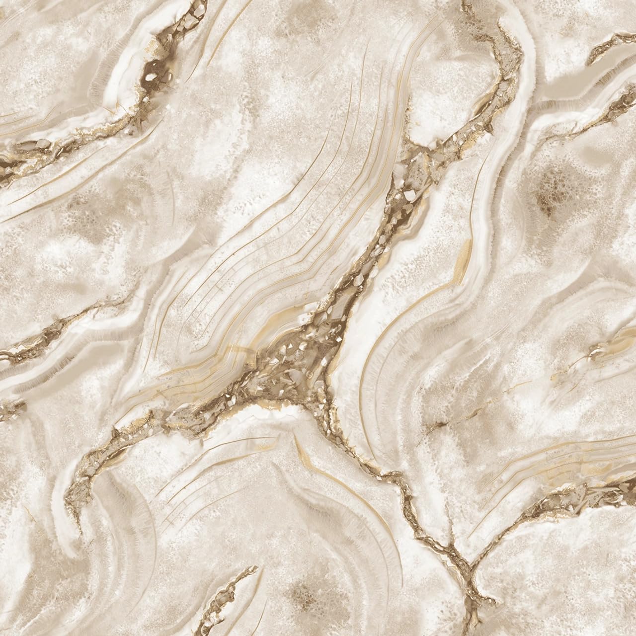 Taupe 529456 Vasari Marble Wallpaper By Rasch