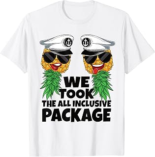 Upside Down Pineapple Cruise All Inclusive Package Swinger T-Shirt