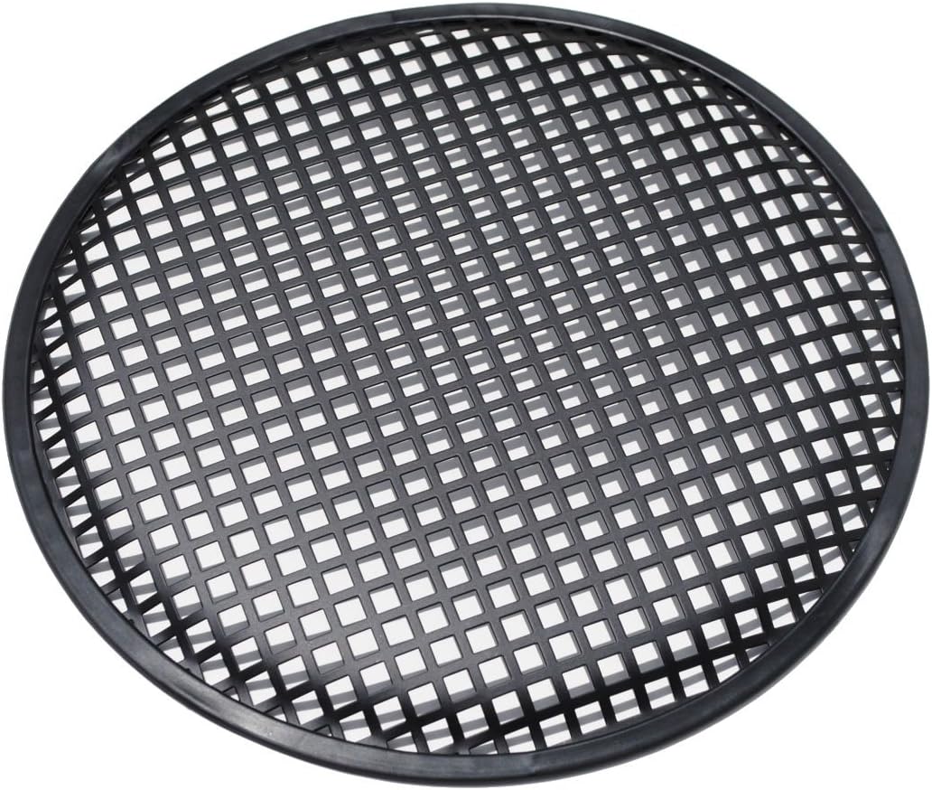 Universal 12 Inch (12") Subwoofer Speaker Metal Grill Waffle Cover Guard Pack of 2 (Pair)