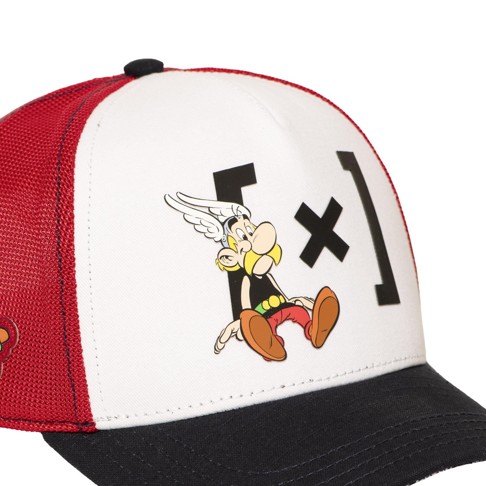 Capslab Kappe für Damen und Herren, Trucker-Kappe Asterix, verstellbar durch Snapback