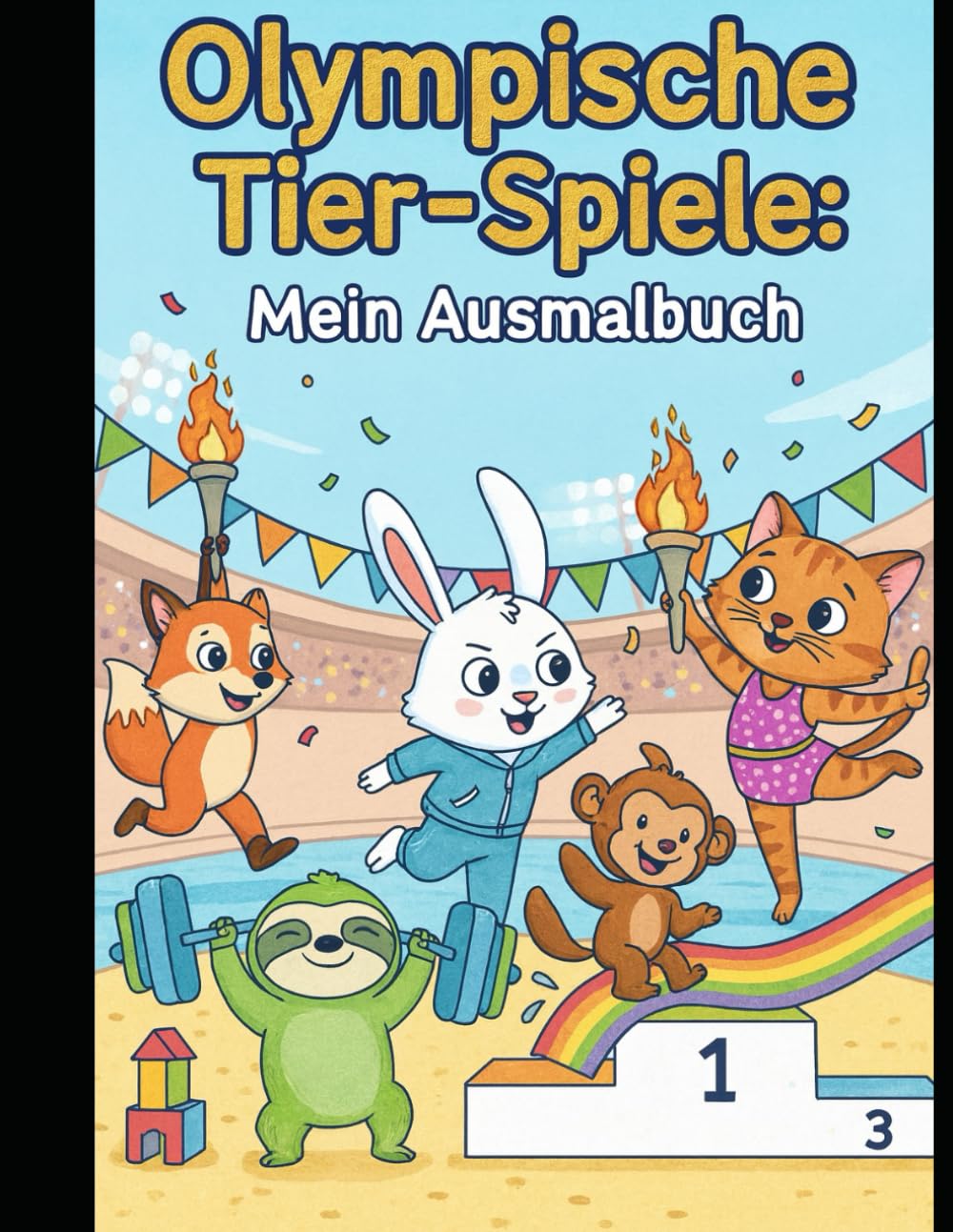 Olympische Tier-Spiel: Mein tierisches Ausmalbuch (Tierische Abenteuer & Malspaß)