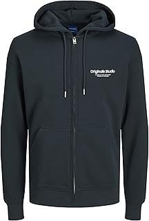 سويت شيرت فيستر برو بغطاء للرأس وسوستة للرجال بمقاس كبير من جاك اند جونز