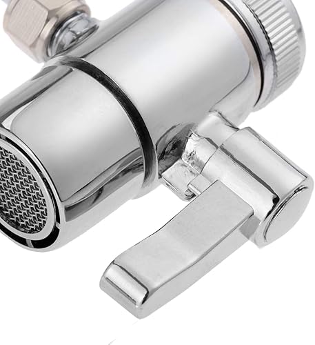 Miniatura 12 de Yetaha Válvula desviadora de grifo de 3/8", adaptador divisor de grifo de baño de cocina para pieza de repuesto de tubo, conector de fregadero