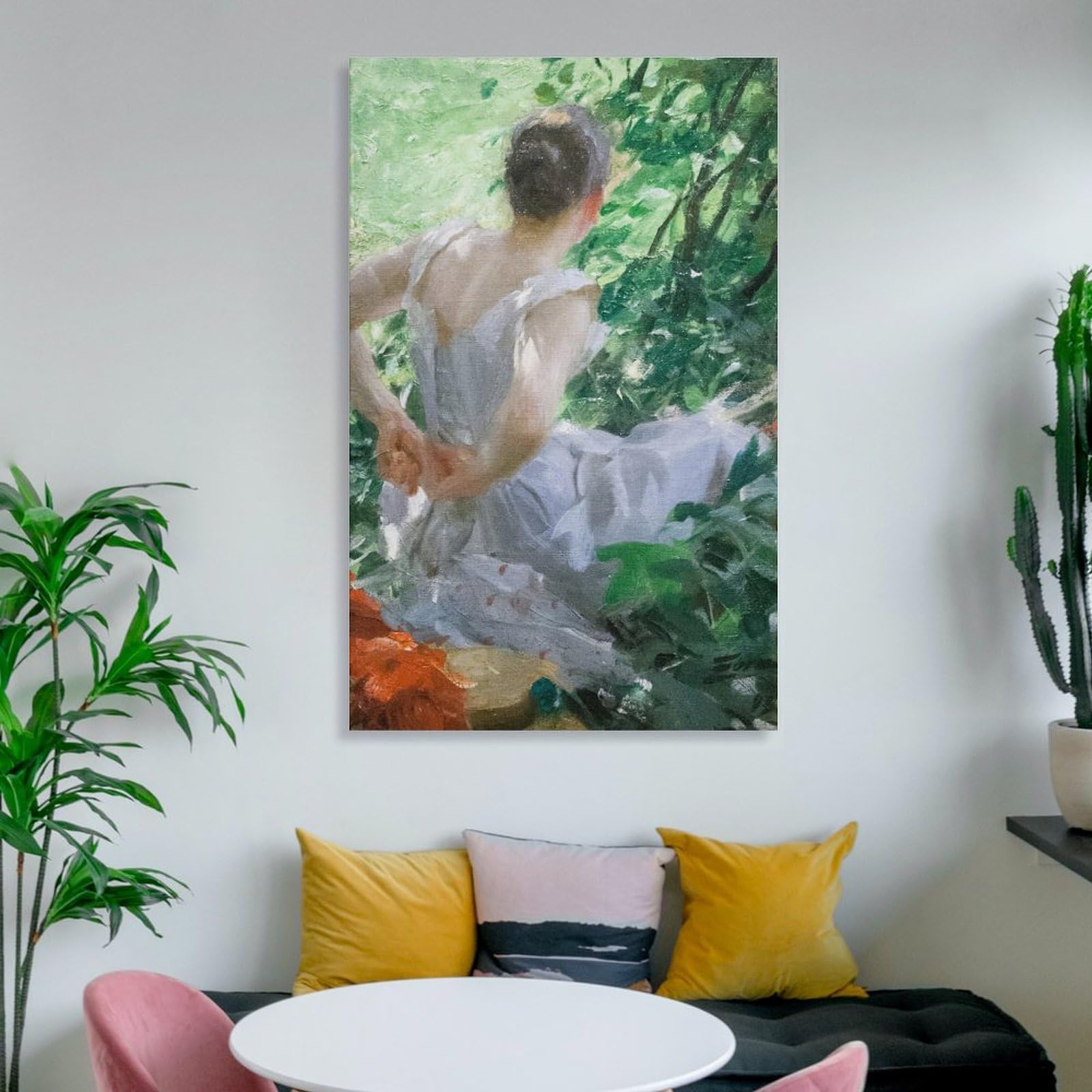 Amazon.co.jp: Anders Zornアンデシュ・ソーン作品絵画《女装》アート