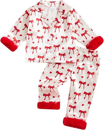 One Opening Boy Girl Baby Satin Toddler Pajamas Button Down Sleep Suit Kids Pjs Set