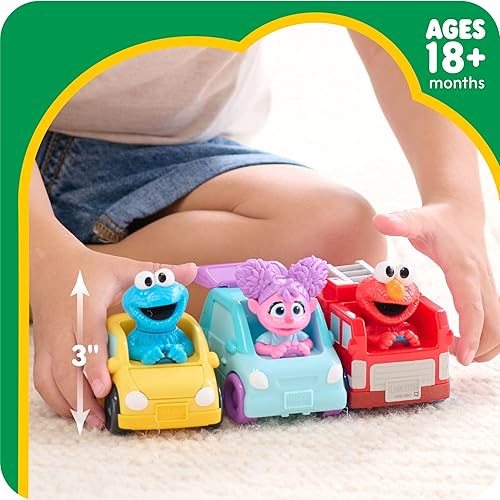Miniatura 4 de Sesame Street Paquete de 3 ruedas Twist & Pop, juguetes para niños de 2 años en adelante