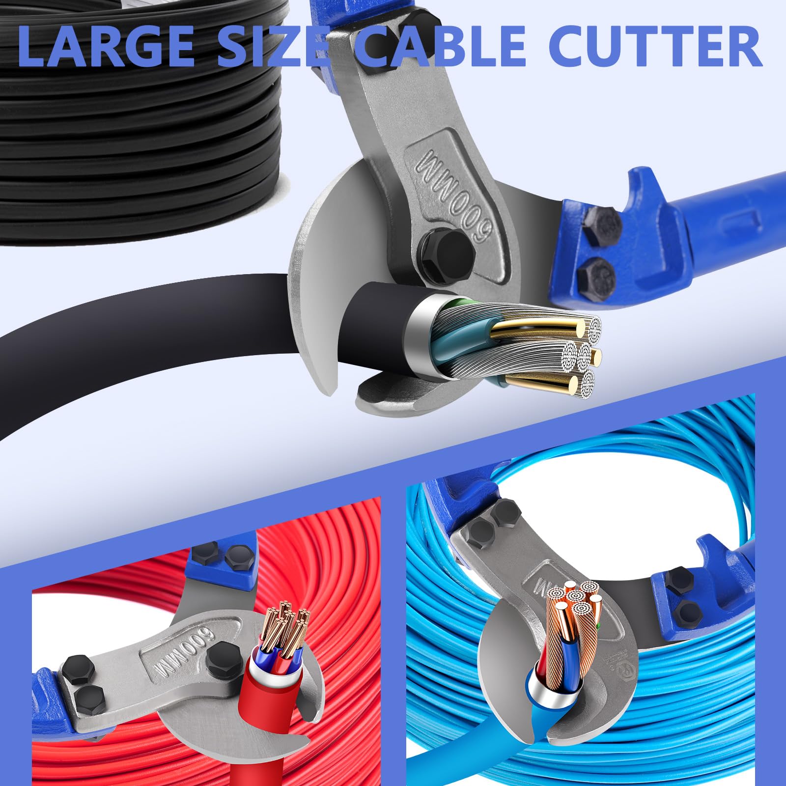 ZrgGea Cable Cutter - Heavy Duty 14 Inch -6 ZrgGea Cable Cutter - Heavy Duty 14 Inch -6