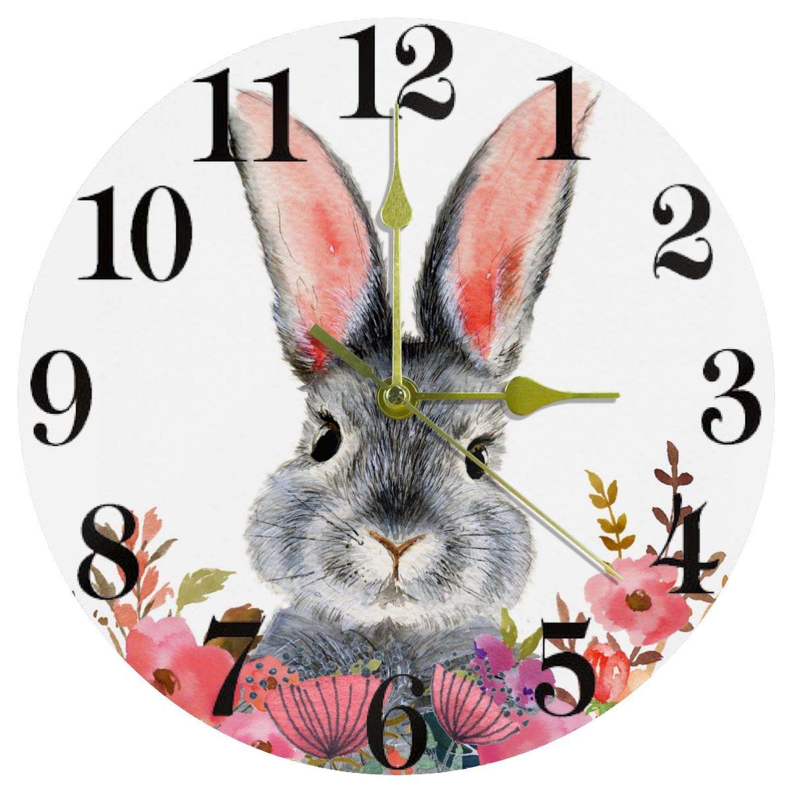 Horloge murale ronde silencieuse et pelucheuse pour créer un cocon zen dans la cuisine
