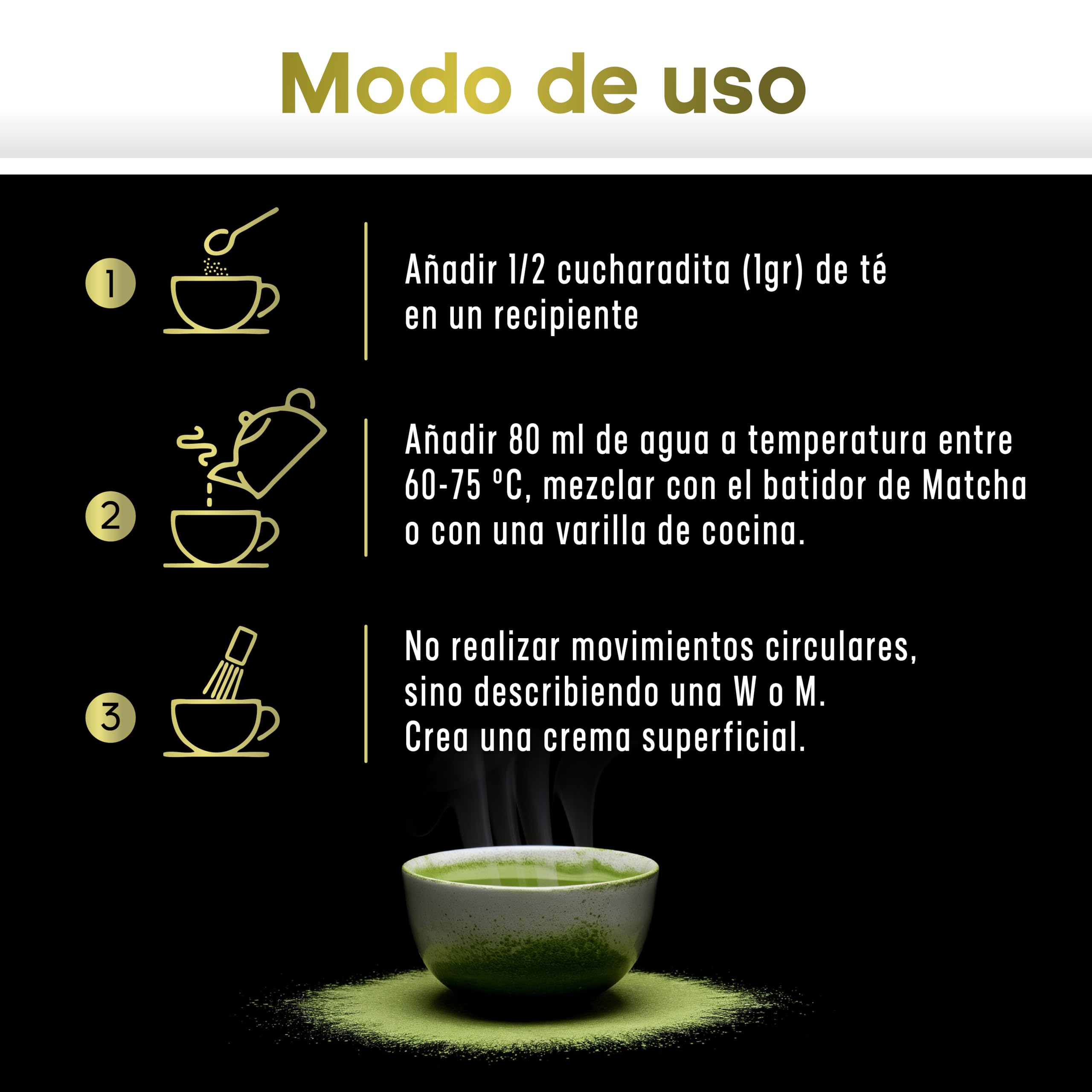 Té Matcha BIO Japonés [Certificado] Grado CEREMONIAL. 100% Natural. 100Gr De Té Verde Matcha Reductor, Potente Détox Y Antioxidante. Puro Matcha Orgánico De Cultivo. (100g)