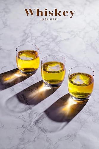 Miniatura 6 de LEMONSODA Vasos dobles de cristal a la antigua (13.3 onzas líquidas) (juego de 6)