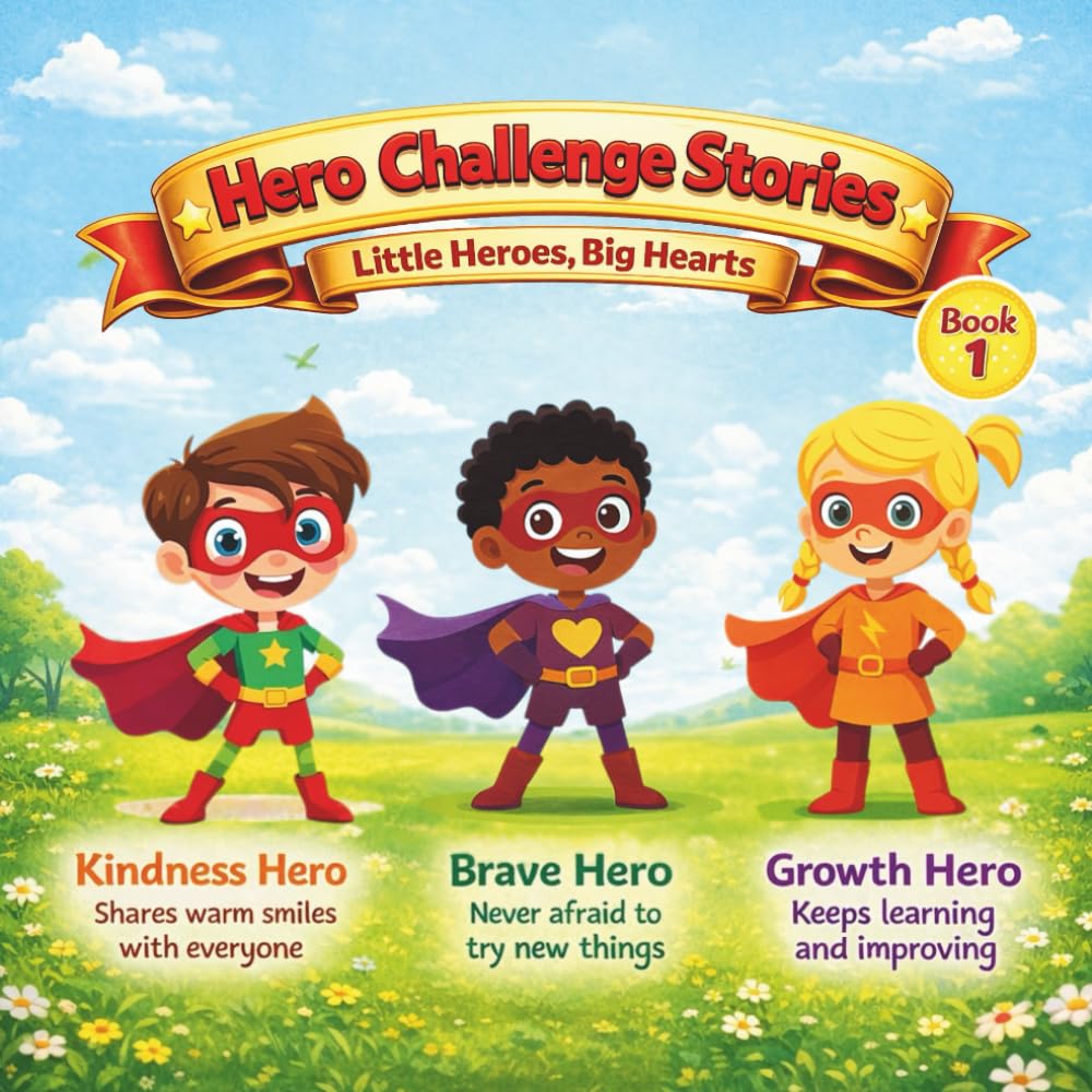 Hero Challenge Stories: Kindness Hero, Brave Hero & Growth Hero