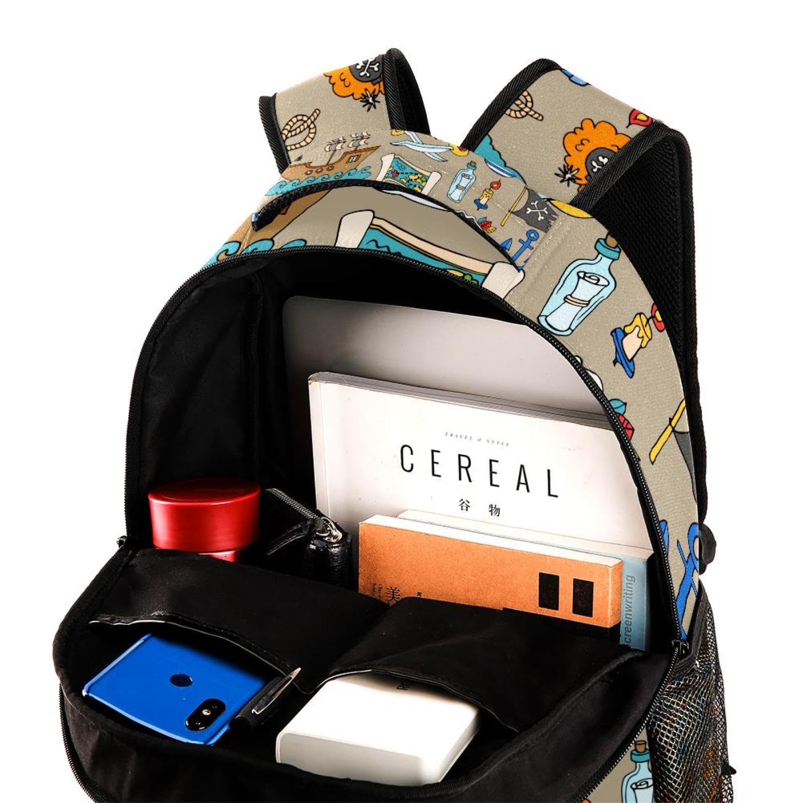 Zaino scolastico per uomini e donne, borsa da viaggio per computer portatile, zaino leggero per il college, zaino casual per libri