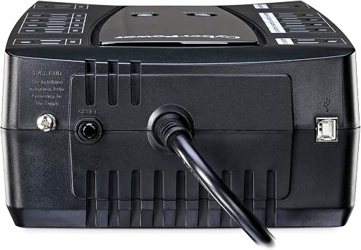CyberPower AVRG750U AVR UPS System, 750VA/450W, 12 Outlets, Compact