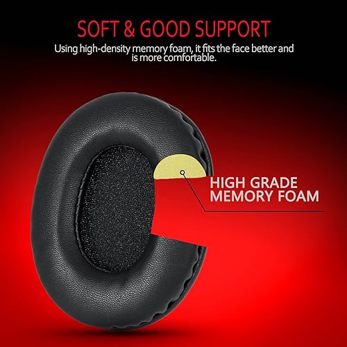 Miniatura 3 de Krone Kalpasmos Audio Technica ATH-M50X - Almohadillas de repuesto para ATH M50, M50s, M50s, M50T, M40X, M40, M35, M30, para ATH Serie M, espuma