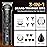 Ufree Beard Trimmer for Men, Foil Shaver Electric Razor, Shavers for Body Face Nose Ear, Cordless Hair Trimmer, Professional Hair Clippers, Mustache Grooming Kit Birthday Gifts for Men