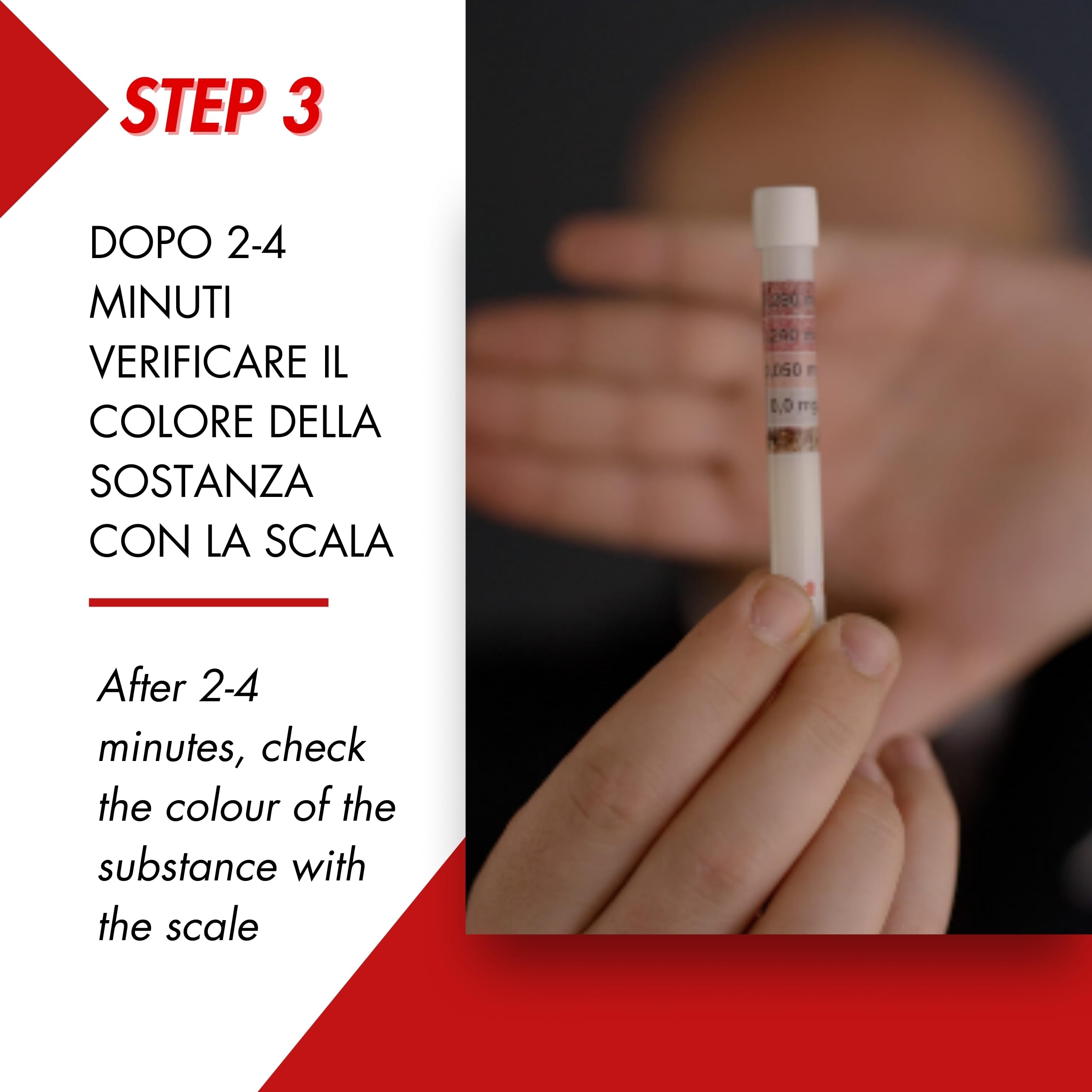 Bottari S.O.S - Test d'alcool jetable certifié UE 0,2 g/L, éthylotest jetable Portable, 4 Niveaux de détection, résultat Rapide, Lot de 30 pièces