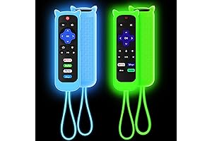 2 Pack Cover for Roku Remote, Case for Hisense/TCL Roku TV Steaming...