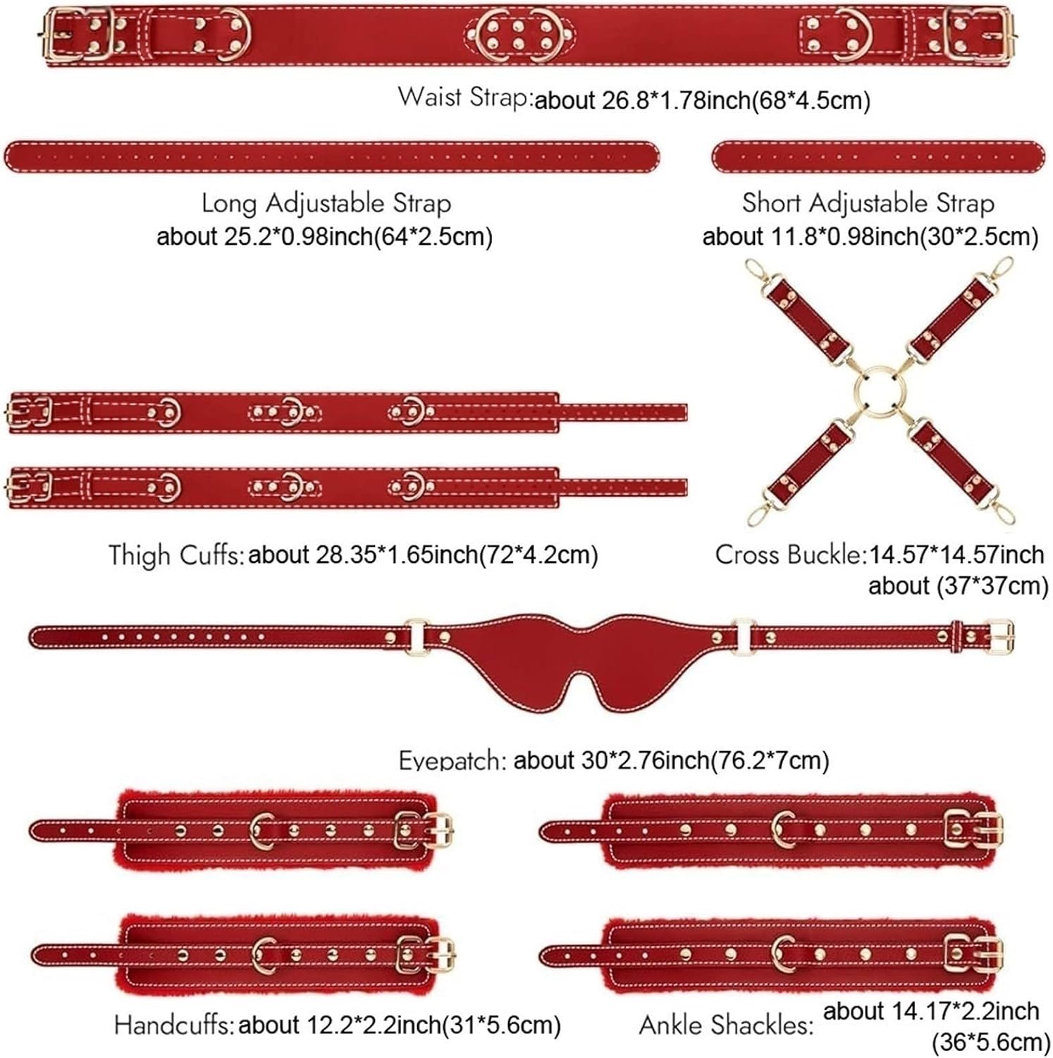 LUXINGLU Punk Leather Thigh Harness,Women Punk Belts PU Leather For Women,Waist Leg Garter For Halloween,Party,Nightclub
