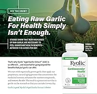 Vista 5 de Kyolic Extracto de ajo envejecido Fórmula 300, Salud cardiovascular*, vegano, 120 cápsulas