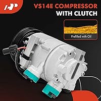 Vista 3 de A-Premium Compresor de aire acondicionado AC con embrague Compatible con Hyundai Elantra 2.0L 2017-2020