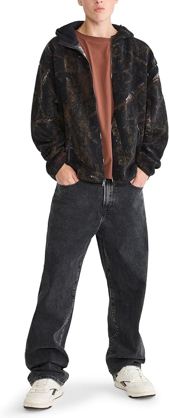 AEROPOSTALE Mens Sherpa Full Zip Fleece