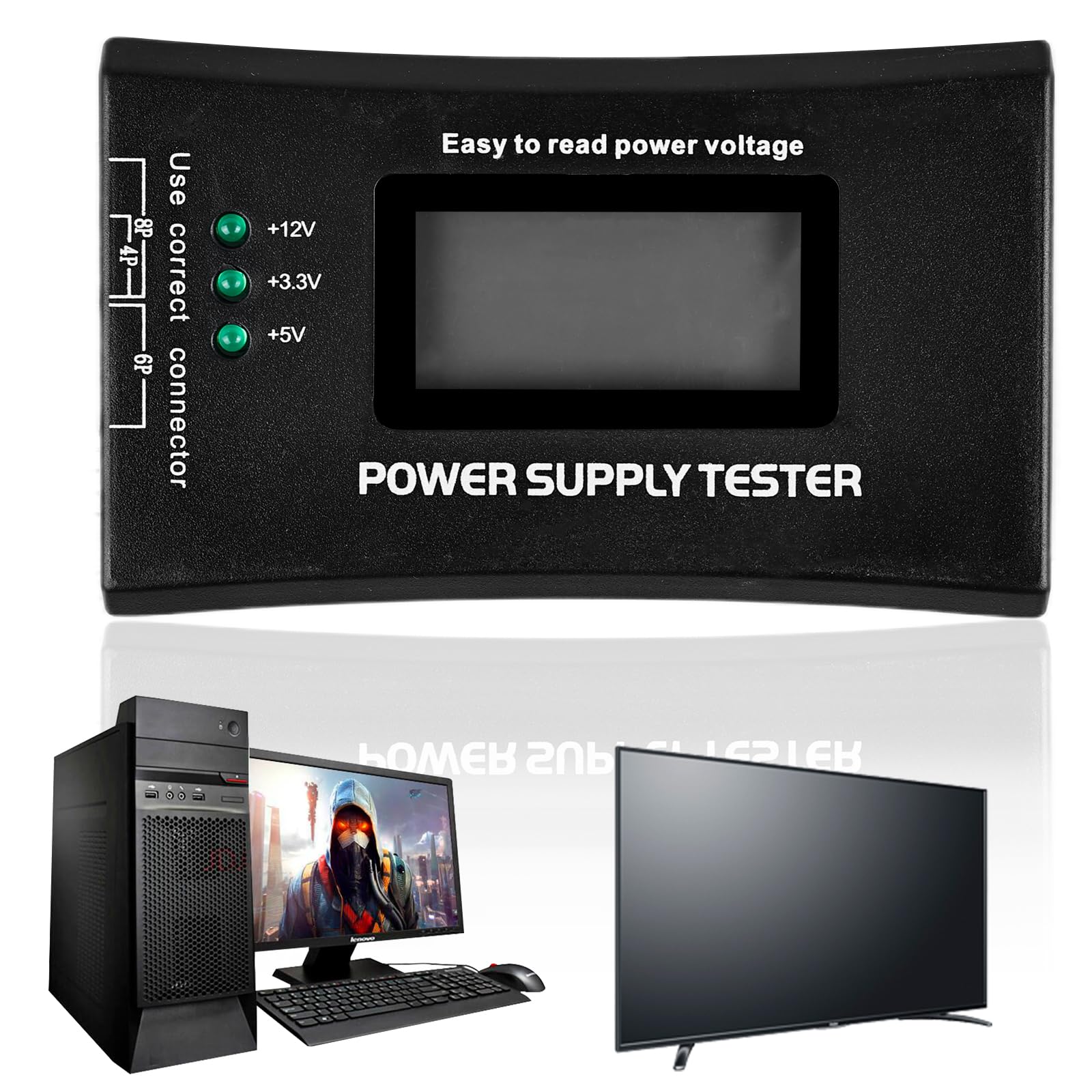 Tester Alimentatore PC Binghe LCD - Controllo Tensioni Per ATX/BTX/ITX/TFX/IDE/SATA - Foto 7