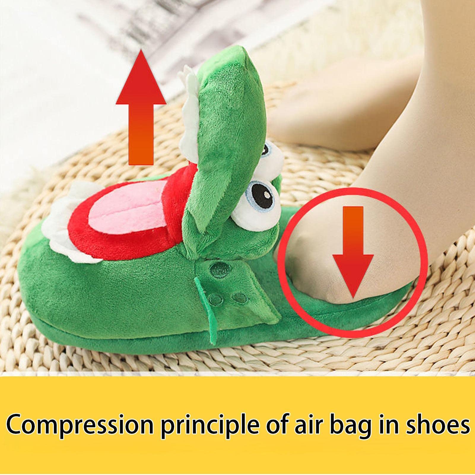 Pantofole In Peluche Morbide Con Stampa Mucca - Antiscivolo, Calde E Divertenti Per Donna E Uomo (Taglie 36-41) - 2