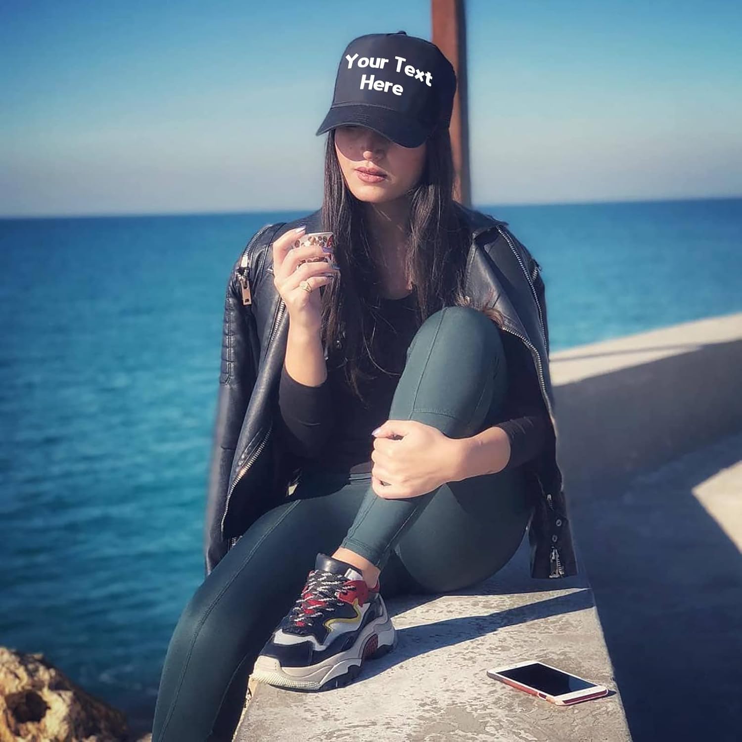 Custom Embroidered Baseball Hat Your Own Text Personalized Dad Hats - Image 6