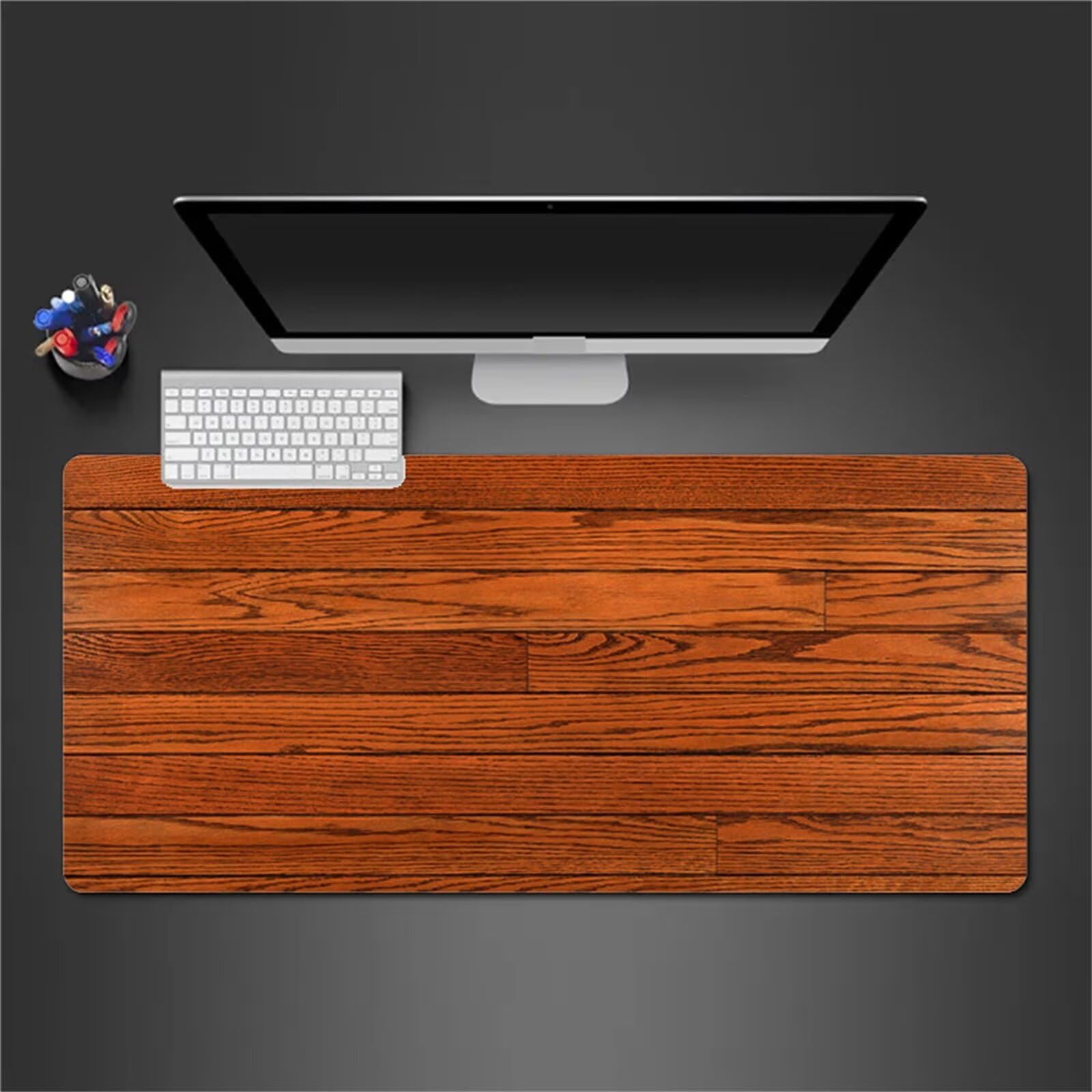 Alfombrilla Raton Gaming XXL 1200x600x3cm Alfombrilla de Ratón Grande Alfombrilla Gaming de Escritorio con Base Antideslizante para Gamers PC y Portátil (Negro Rojo)