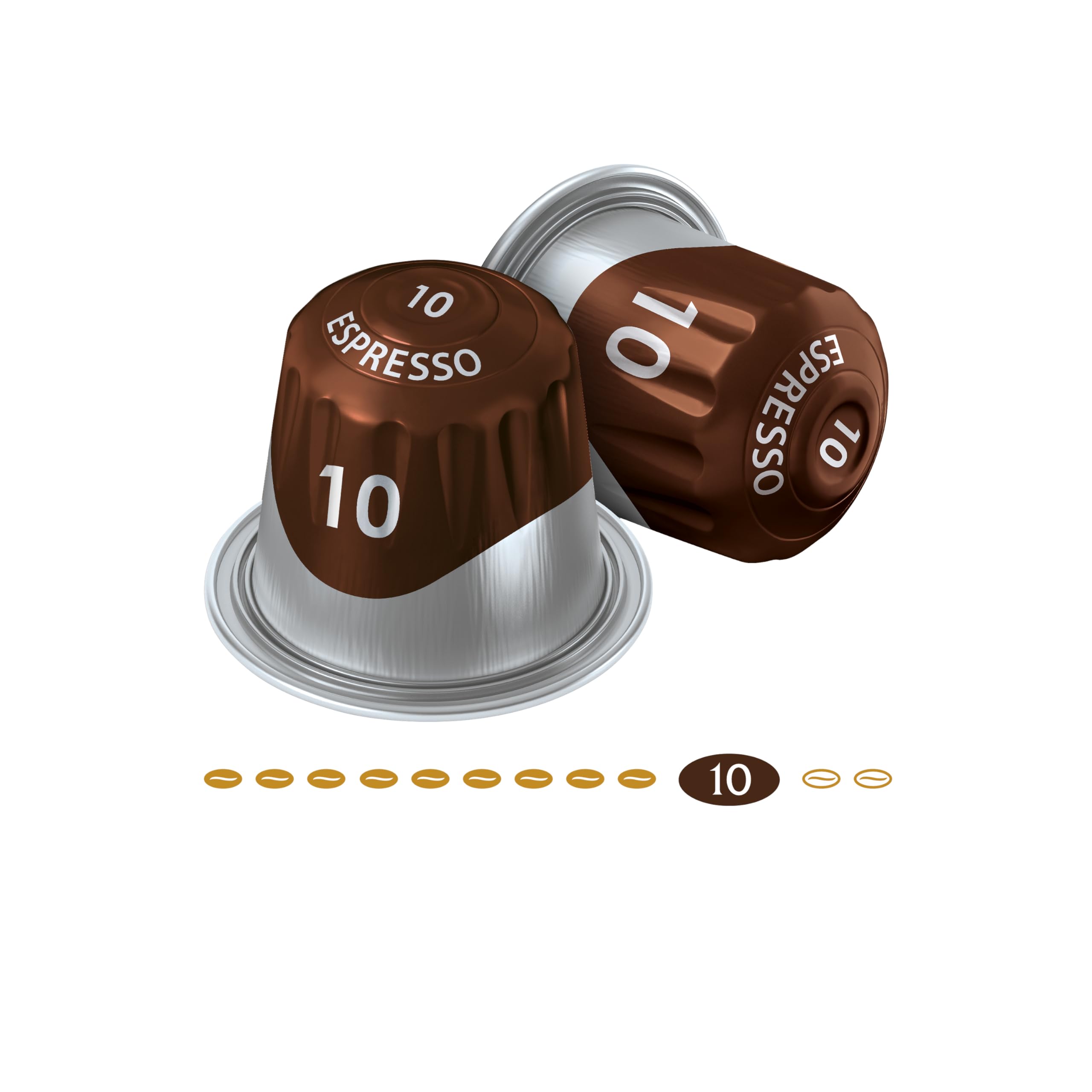Jacobs Espresso Intenso, Intensywność 10 Kapsułki Kawy, Espresso 10, 200 sztuk