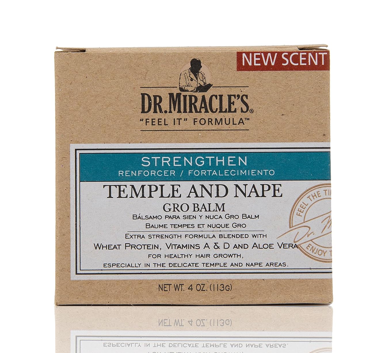 DR. MIRACLE’S TEMPLE & NAPE GRO BALM REGULAR - 4oz (113g)