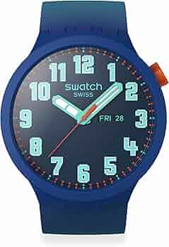 時計 Swatch SB01N101Originals BIG BOLD Amazon.com: Swatch Big Bold Unisex Watch Casual Polymer Blue