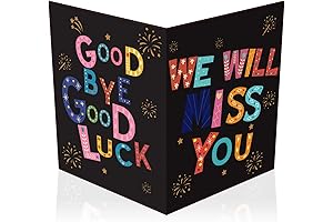 Giant Farewell We Will Miss You Greeting Card