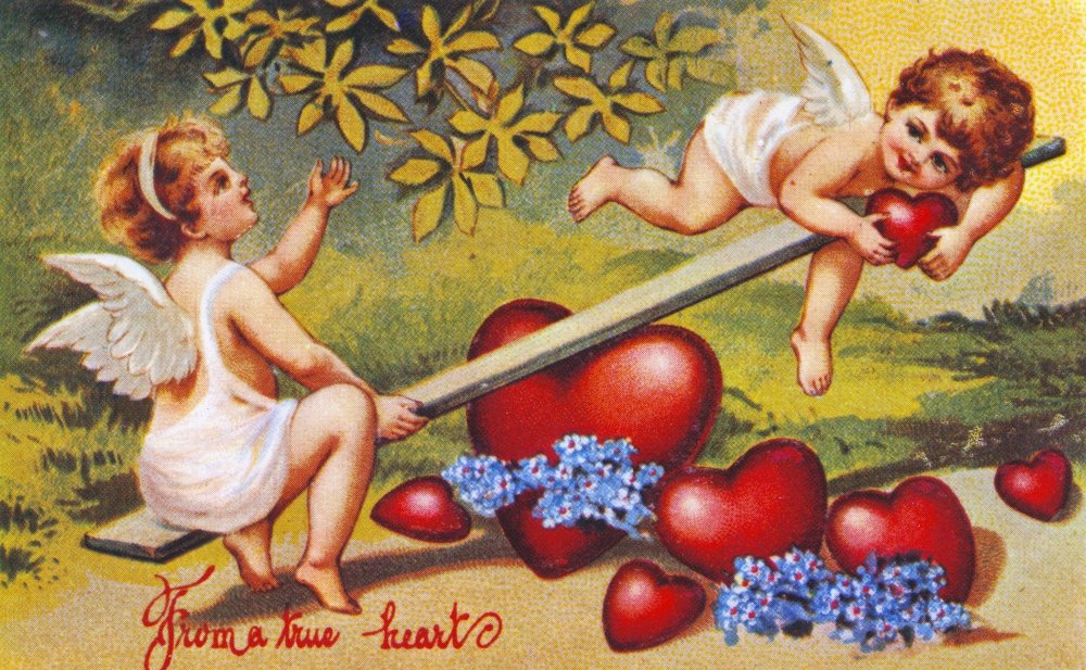 Valentine'S Day Card. /Namerican, C1900. Poster Print by (24 x 36)