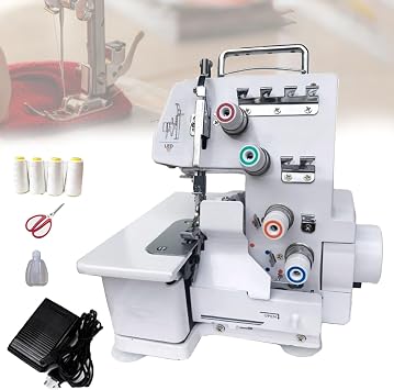 Overlocker Sewing Machine, Sewing Machines, Overlock Machines with Metal e, with LED Light and Accessories Kits, for Home