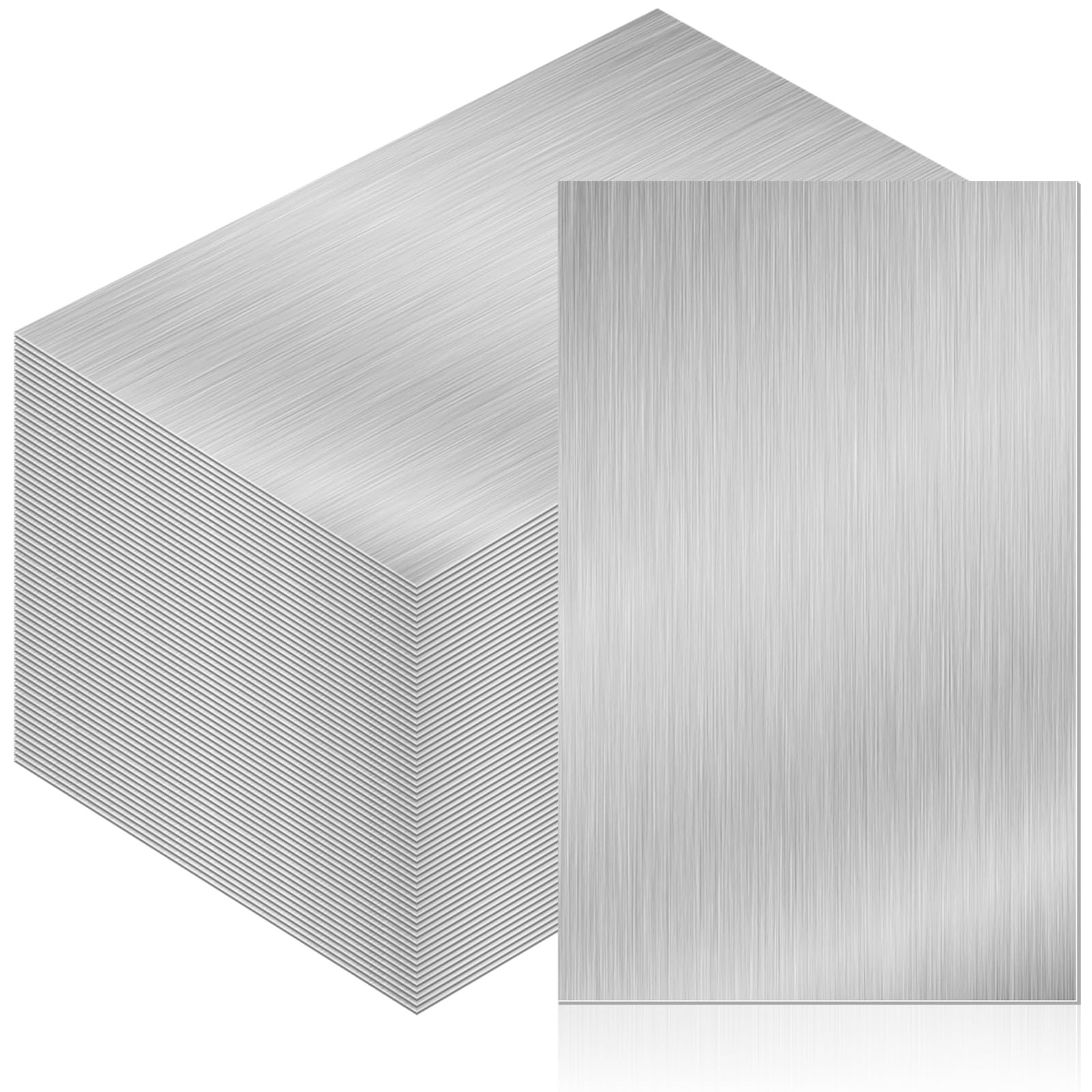 Therwen 120 Pcs Aluminum Flashing Roof Sheet 5 x 7 Inch, Silver