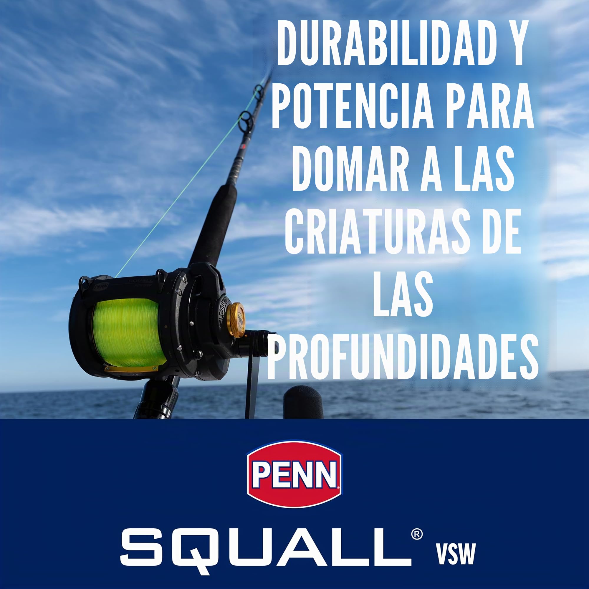 Penn sql50vsw turbonada Palanca carrete
