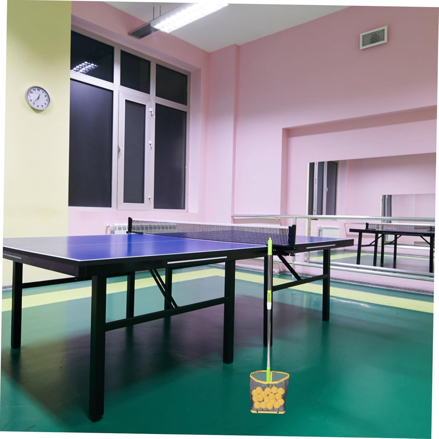 Portable Retractable Table Tennis Ball Picker Detachable Handle Large Capacity Ball Collector for Outdoor Use for Players