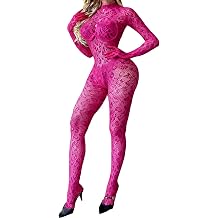Women Sexy Lingerie Bodysuit Fishnet Bodystocking Leopard Jumpsuit Rave Outfits One Piece Bodydoll Plus Size