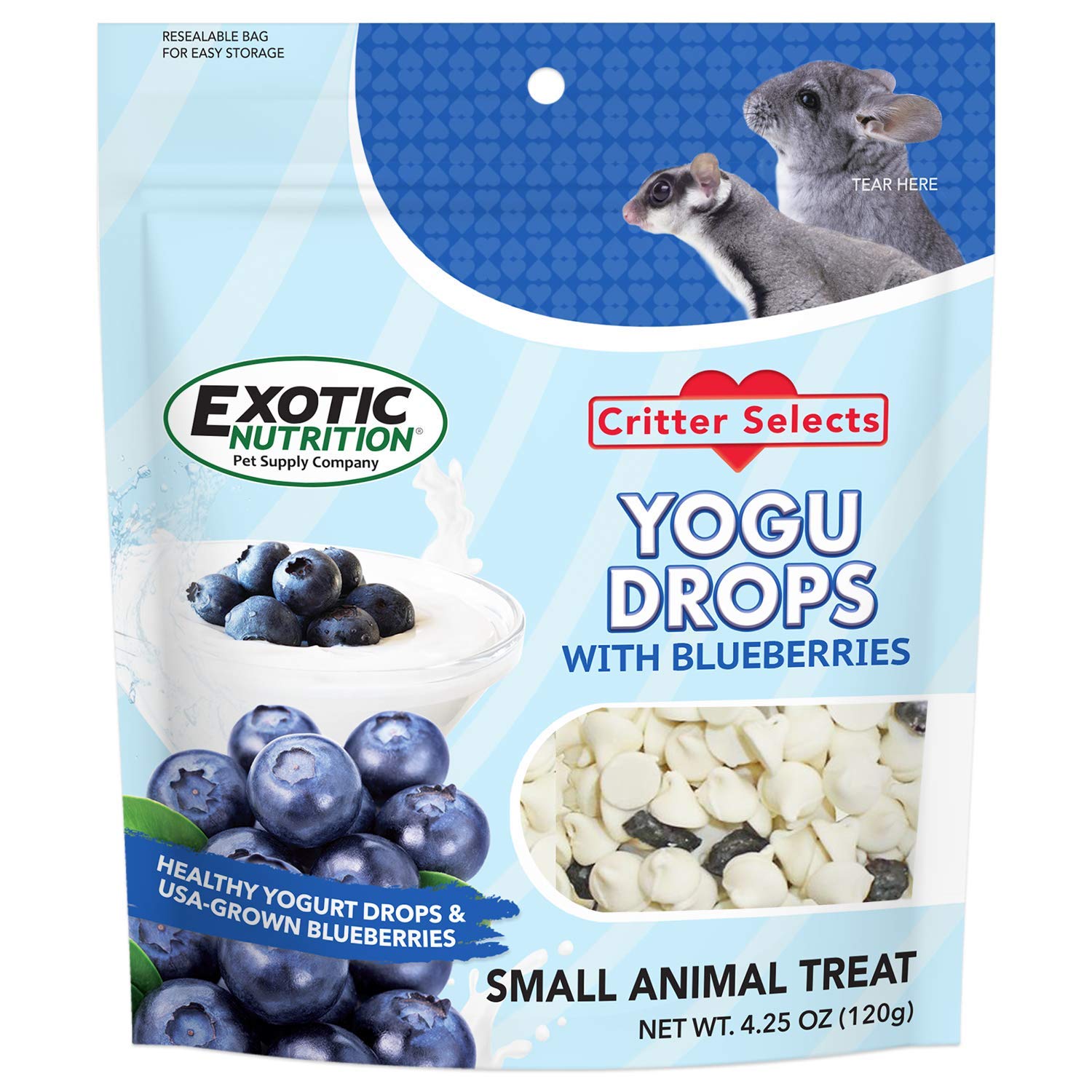 Yogu Drops With Blueberry Healthy Natural Fruit & Yogurt Treat For
