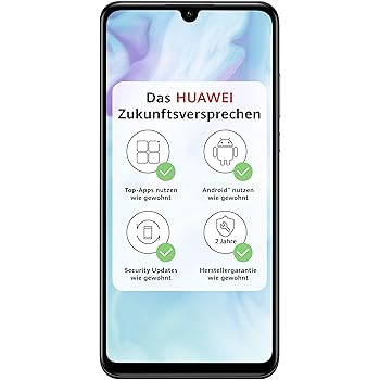 HUAWEI P30 lite Dual-SIM Smartphone Bundle (6,15 Zoll, 128 GB ROM, 4 GB RAM, Android 9.0) schwarz + Micro SD 16GB Speicherkarte [Exklusiv bei Amazon] - DE Version