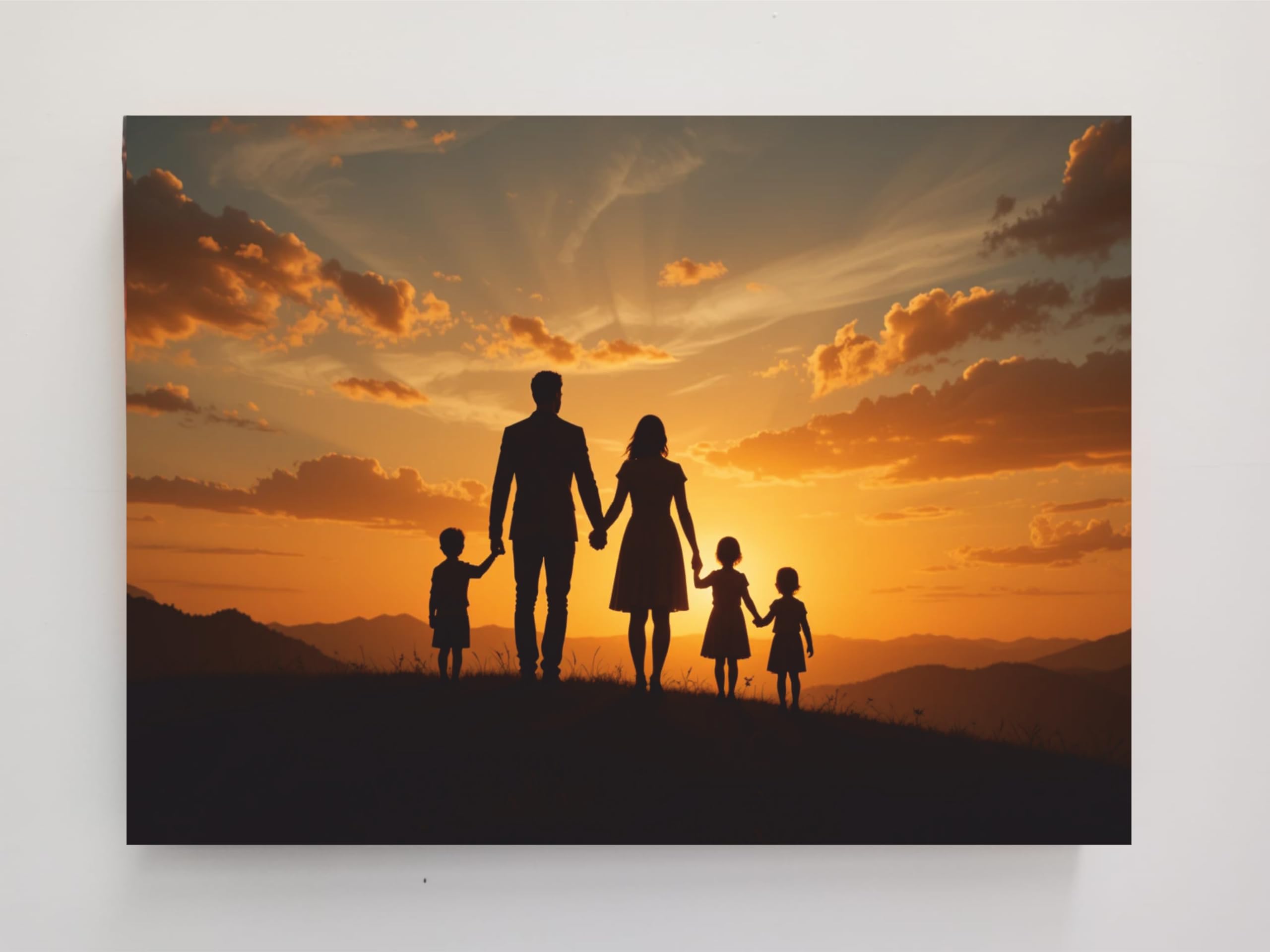 Genérico FOTOLIIENZO - Cuadro personalizado con foto, Lienzo sobre bastidor de madera – Lienzo 90 cm X 60 cm, opción de impresión en horizontal y vertical