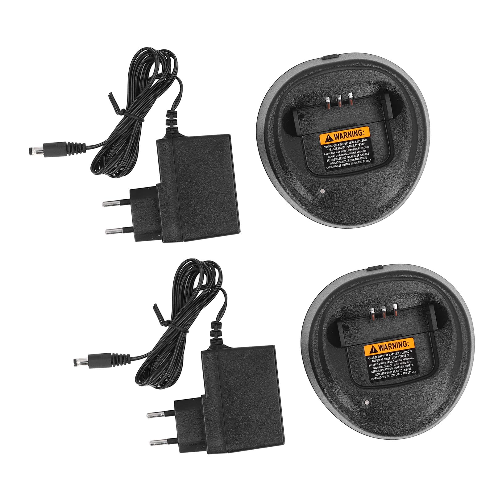 Radio Walkie Talkie - Base de Carga para Baterías, Cargador de Escritorio Compatible con CP200, CP340, CP360, CP380, PM400, PR400 - Recarga Rápida y Segura