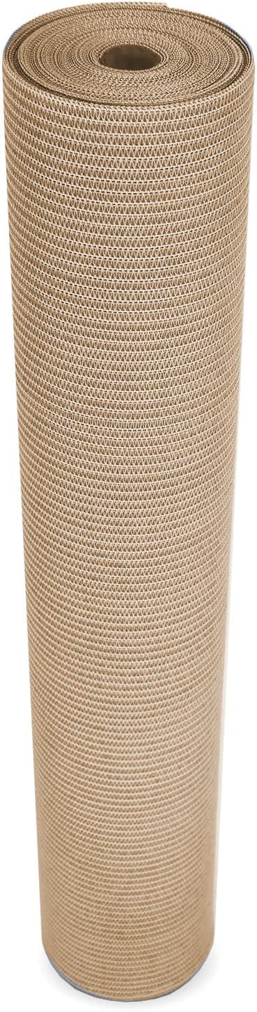Coolaroo 70% UV Block Prvacy & Screening Fabric - Breathable Fence Cover for Patio, Balcony, Pool, and Play Area, Tear Resistant Windscreen, 6ftx100ft Roll, Sandstone