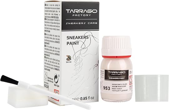Tarrago Sneaker Leather PaintAcrylic Customize Shoe Paintfor Sneakers, Boots, Bags, PursesMatte,Flexible, Perfect CoverageWarm Irisdescent #953 0.8 Fl.Oz.