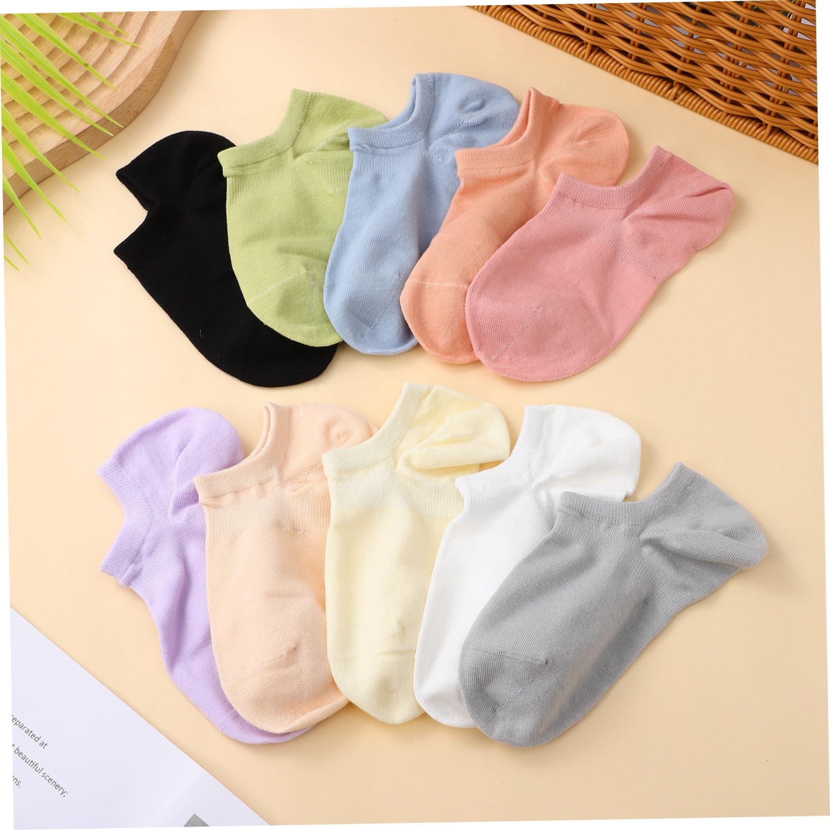 Uonlytech 12paia Calzini da Donna in Cotone Corti Traspiranti e Assorbenti alla Caviglia per Corsa