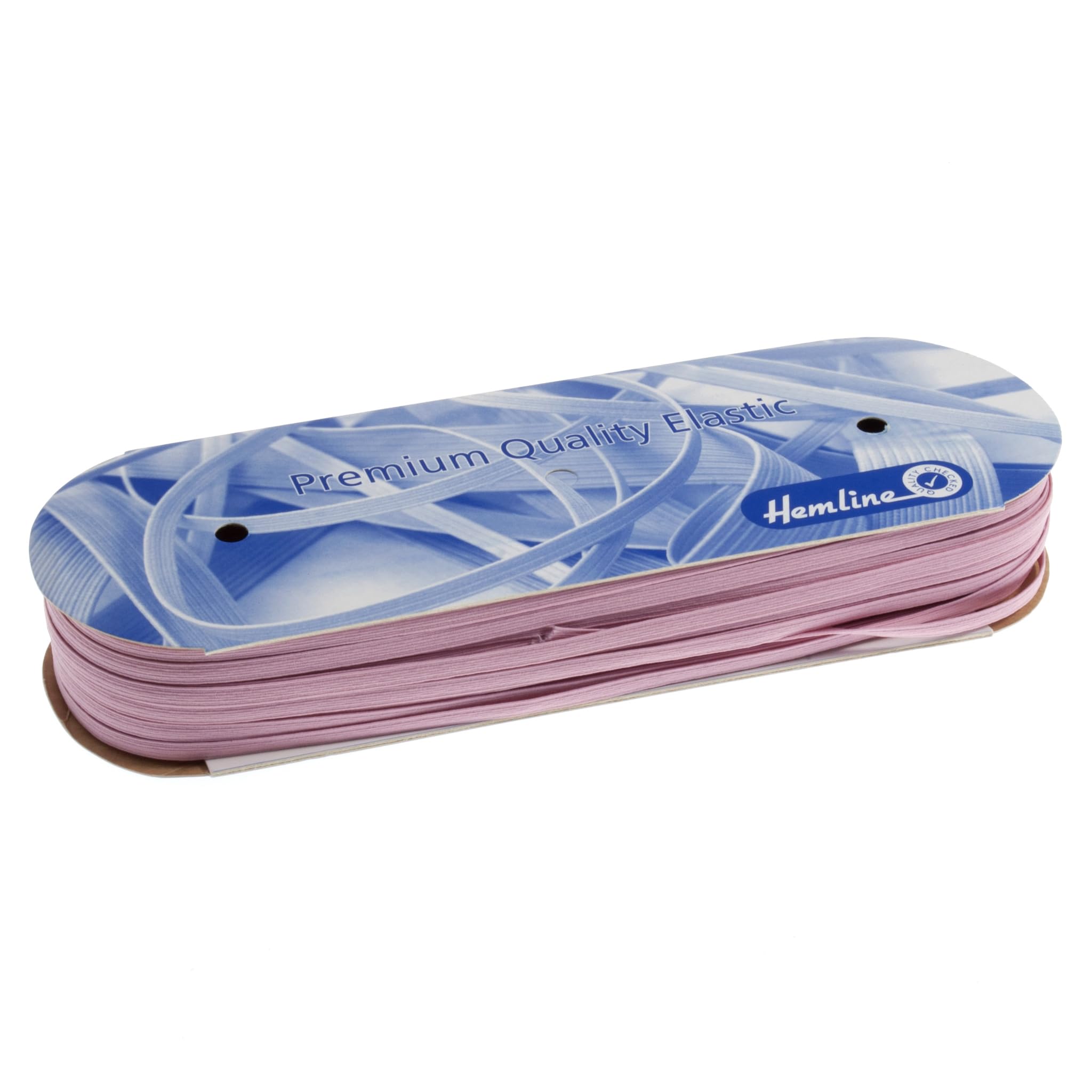 Polyester élastique rose 100 M pour créer des accessoires et masques en tissu