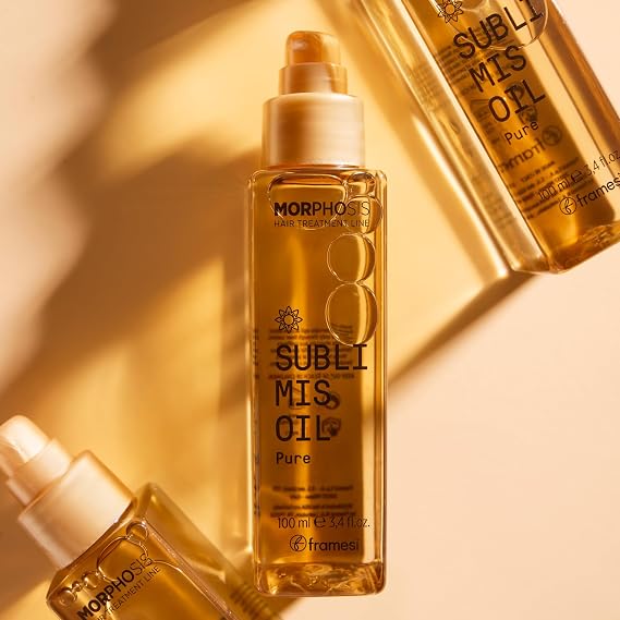 FRAMESI Morphosis Sublimis Pure Hair Oil 3.4 fl oz, Moisturizes and Revitalizes Hair, Natural Ingredients, Color Safe